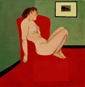 Femme nue assise